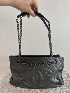 CHANEL キャビアスキン チェーンショルダーバッグのサムネイル