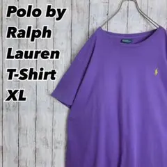 ポロバイラルフローレン ワンポイント刺繍ロゴ ゆるダボ Tシャツ Pu
