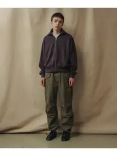 【WILD LIFE TAILOR】反毛裏毛 ハーフジップ スウェット