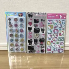 ♡キティ♡正規品　キラキラストーンシール　ラメキラクリスタルシール　おはじき