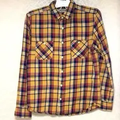 NANO UNIVERSEナノユニバース　チェック柄 長袖シャツ Ｌサイズ　秋冬