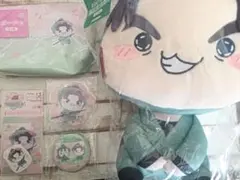 潮江文次郎ぬいぐるみとステッカーセット