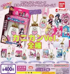 プリキュアオールスターズ 変身ダイキャストチャーム＆パッケージ3 カニカン全6種