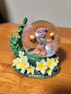 ハワイフラガールスノードーム