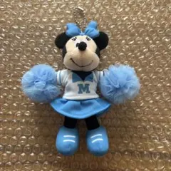 最終　ディズニー Cheer Together ぬいぐるみチャーム ミニー 水色