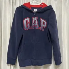 GAP KIDS フリースジャケット ネイビー レッド 160cm
