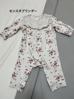 sense of wonder オーガニック花柄ロンパース 80cm