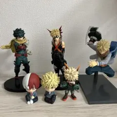 ヒロアカ　緑谷出久　爆豪勝己　轟焦凍　フィギュア　りらこっと　6点セット