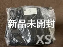 【新品】GU スウェットバレルレッグパンツ　ブラック　XS