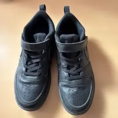 NIKE キッズ コートボロー　LOW オールブラック 21cm