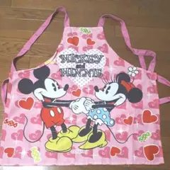 ミッキー　ミニー　エプロン