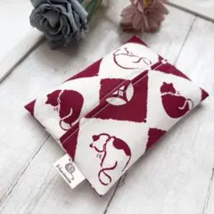 【ハンドメイド】ネコのお背中　ポケットティッシュケース　かわいい　猫　大人