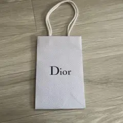 Dior ホワイトショップ袋 リボン付き