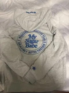 My Sugar Babe フード付きパーカー グレー