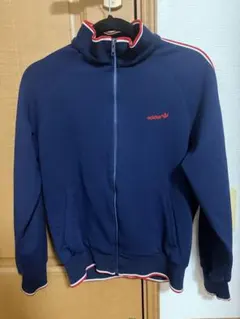 80s 西ドイツ製　デサント製　adidasトラックジャケット　Mサイズ