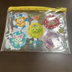 DuffyとFriends 透明ポーチ