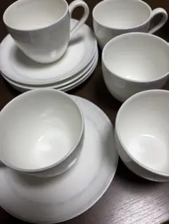 COMME CA DU MODE ボーンチャイナ カップ・ソーサーセット 5客