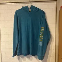 TOMMY HILFIGER ターコイズ パーカー XL