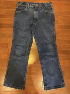 90s Wrangler935NAVブーツカットデニムW36 L30 メキシコ製のサムネイル
