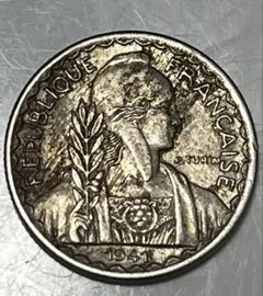 1943年 フランス領インドシナ5セントアルミ貨 整9 - メルカリ