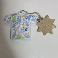 東京ディズニーシー20周年　ガチャキーホルダー　ミニTシャツ