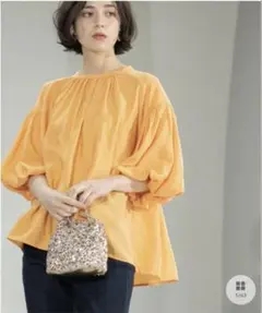 OPAQUE.CLIP バルーンスリーブブラウス