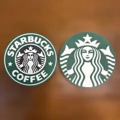 スターバックス旧ロゴ大きなキャニスター・Sサイズマグ・コースター2枚セット スターバックス旧ロゴ大きなキャニスター・Sサイズマグ