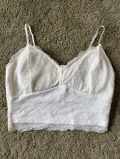 rienda ホワイトレースキャミソール♡