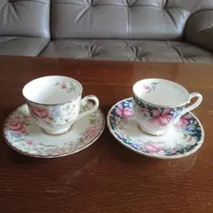 カップ&ソーサー２客★GiovanniValentino★ジョバンニバレンチノ