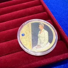ヴィンテージデザインアクセサリーコイン硬貨遺品整理生前整理ダイアナ妃コレクションのサムネイル