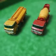トミカ ミニカータンクローリー ミキサー車 2台セット箱無しのサムネイル