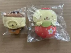 未開封新品 サンリオ ちびっともプリン いちごおくるみマスコットプリン セット