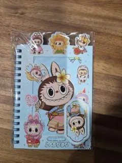 キャラクターイラスト スパイラルノート シール付き