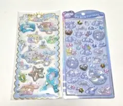 シナモロール うるちゅるポップシール ウォーターインシール 2枚セット