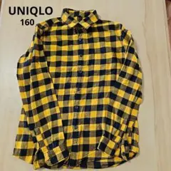 フランネルチェックシャツ 長袖　サイズ160