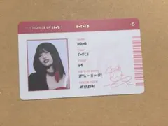 Formula of Love:O+T=<3封入トレカ　モモ