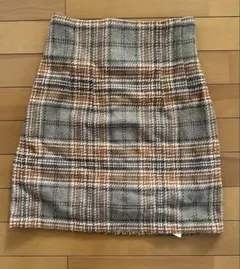 【oneway】タイトミニスカート チェック 秋冬 新品タグ付き！ ワンウェイ