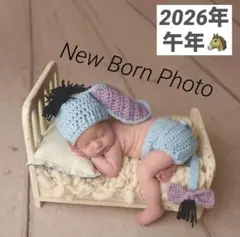 ニューボーンフォト　新生児　ニューボーン　午年　馬　干支　2026年