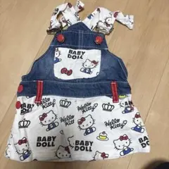 BABYDOLL Hello Kitty デニム ジャンパースカートのサムネイル