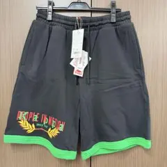 Kappa プリント入りショートパンツ 黒/緑 Lのサムネイル