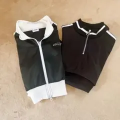 スポーティーでおしゃれなトップス2点セット✨長袖 丈短め 韓国風