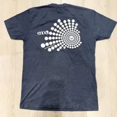 eno Tシャツ 紺 プリント クルーネック　バックプリント　古着