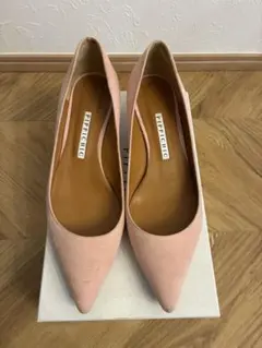 PIPPICHIC ピンク ポインテッドトゥ パンプス　24センチ