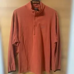 NIKE フリースハーフジップジャケット　XL オレンジ