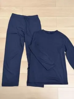 リカバリーウェア my makura レディース 上下セット Mサイズ ネイビー