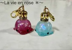 レジン イルカ ペア チャーム