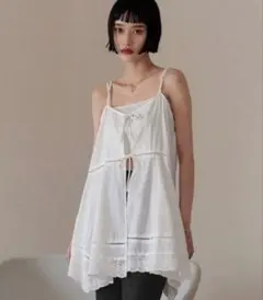 LOWRYS FARM ローリーズファーム 2WAYコットンレースミニワンピース