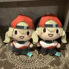 ふわぷちマスコット　壊れたセカイと歌えないミク　小豆沢こはね　2体