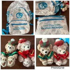 TDRバケーションパッケージ　リュック2組 ダッフィー＆シェリーメイ　ストラップ