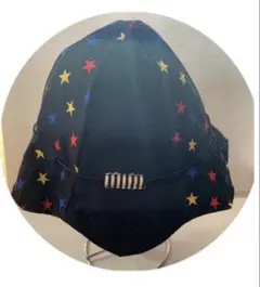 カラフル星模様 バケットハット　ハンドメイド
